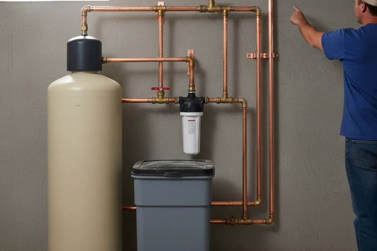 Whole-house water treatment system installed in Mc Nabb